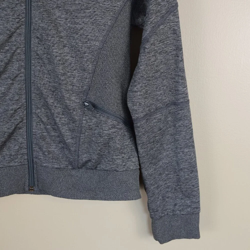 Girl's Avia Lightweight Soft Grey Athletic Casual Performance Jacket Athleisure